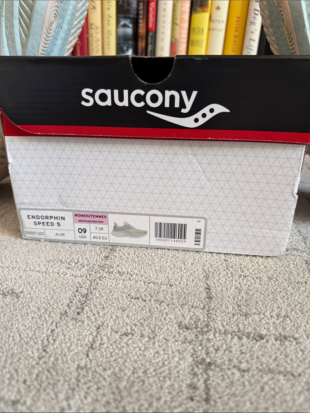 Saucony Endorphin Speed 5, Women’s 9, Aloe (minty green) - Picture 9 of 9